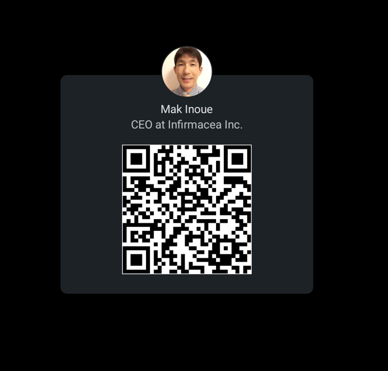 QR code for LinkedIn, CEO's page