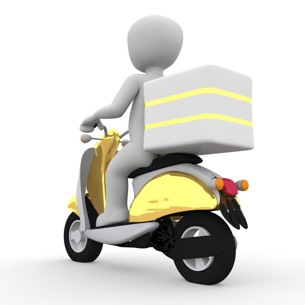 popular image of delivery